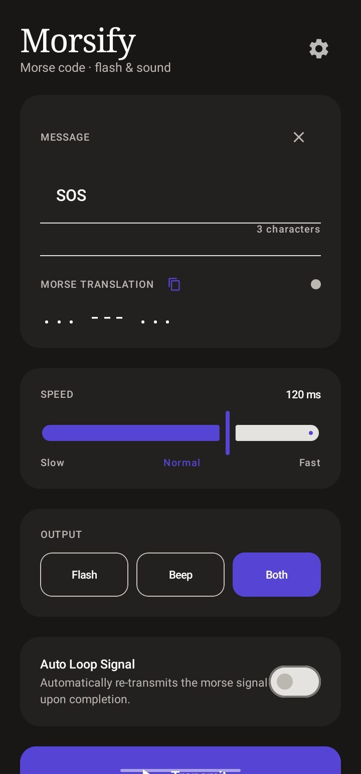 Morsify Dashboard